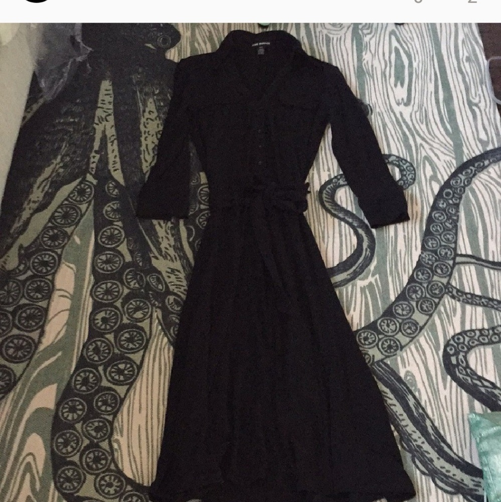 CLUB MONACO black shirtdress